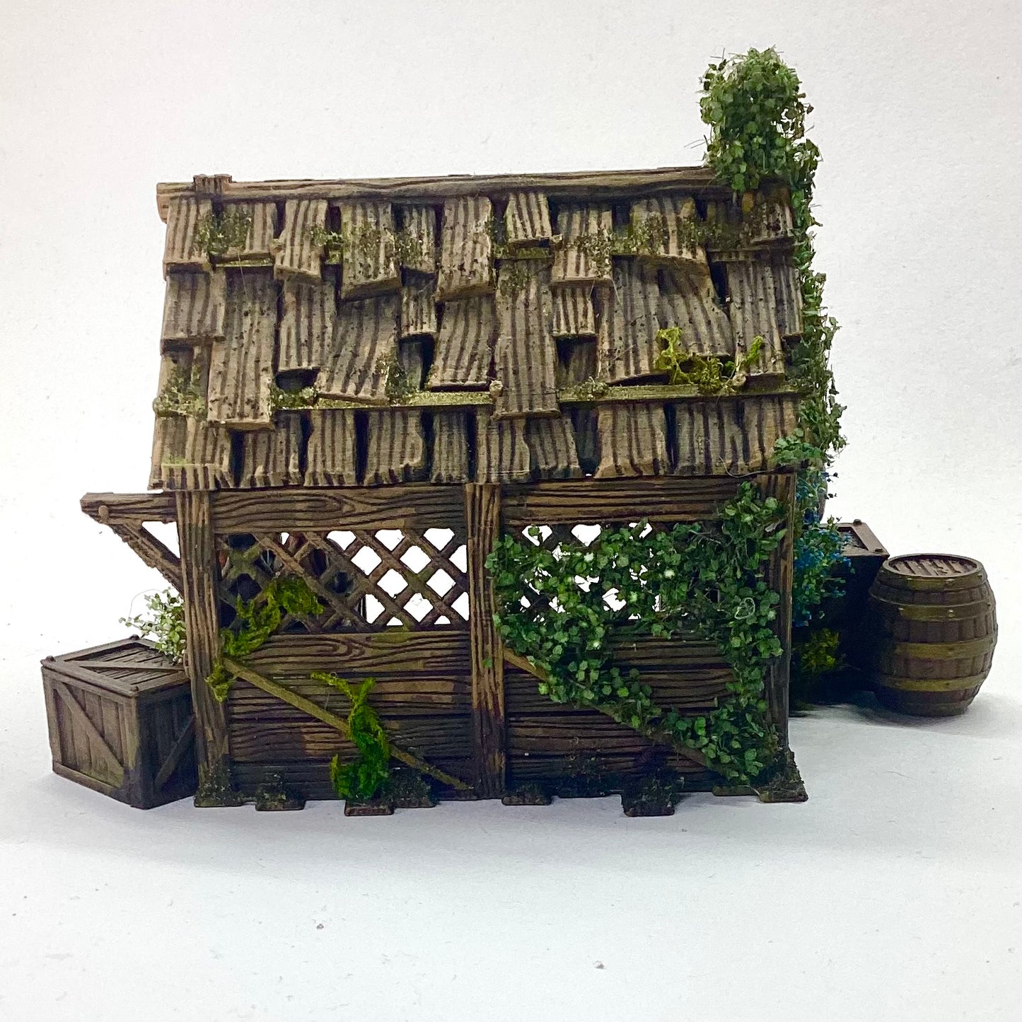 28mm Miniature Building - Market Stall fully painted and complete (3dp4u)