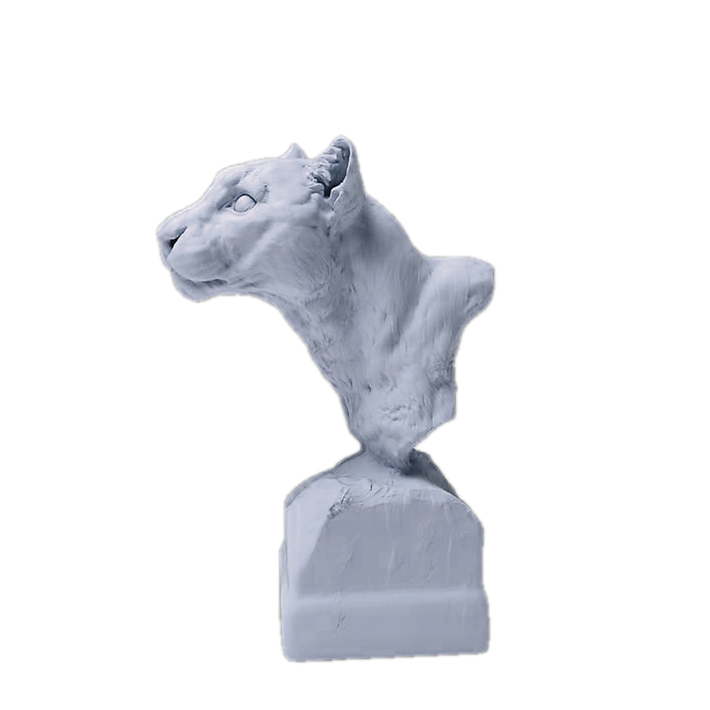 Clouded Leopard Bust | Animal Den Miniatures