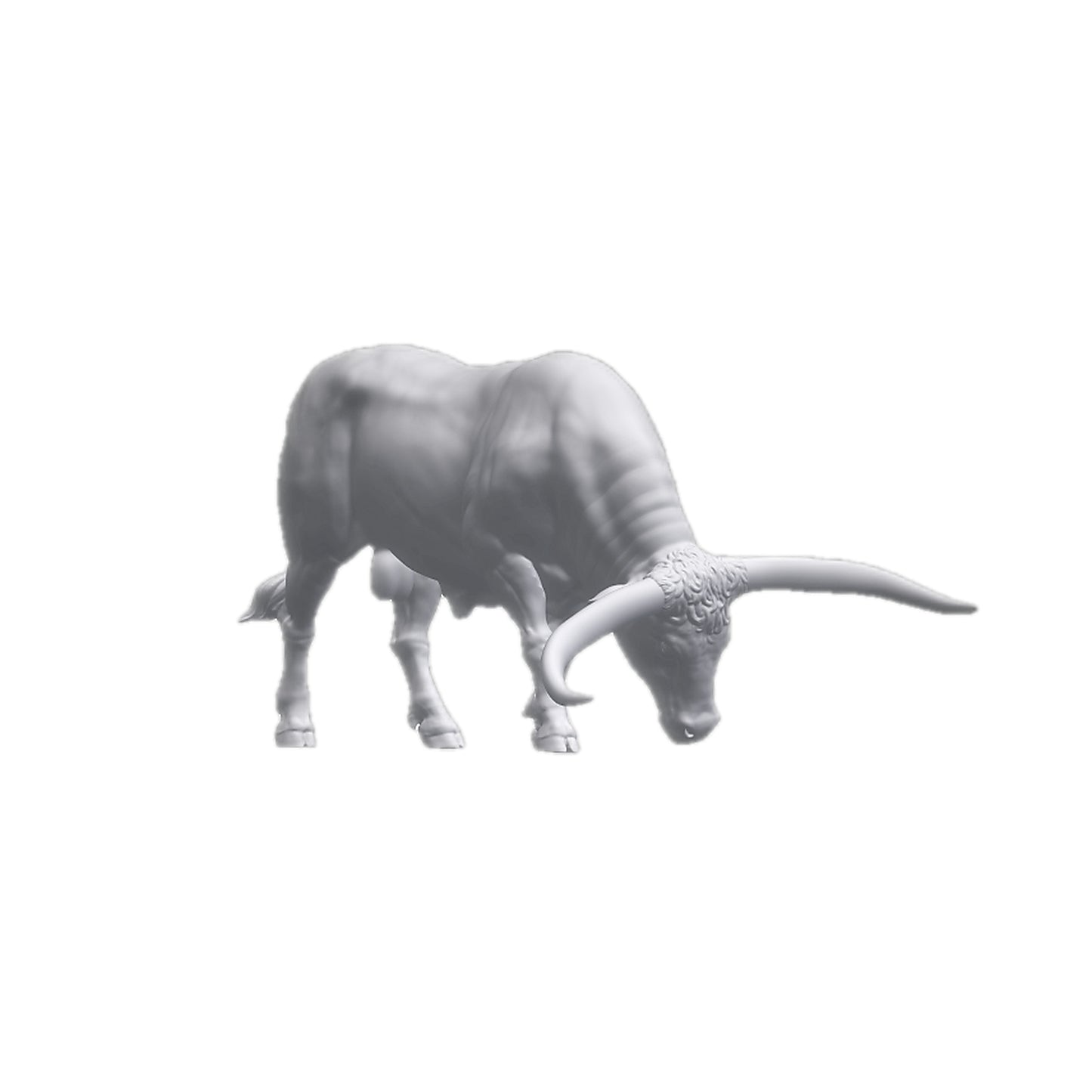 Texas Longhorn Grazing | Alexander3DArt