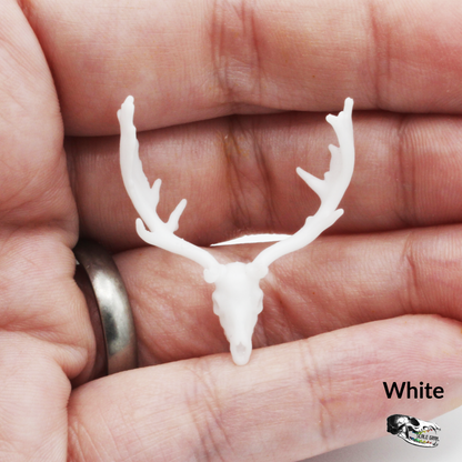 Fallow Deer - 1:24 Scale replica for dollhouse, diorama, art craft supplies (1 skull)