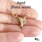 White Tailed Deer Skull - 1:24 Scale replica dollhouse diorama miniature collectible curiosities (1 skull)