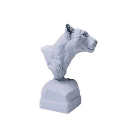 Clouded Leopard Bust | Animal Den Miniatures