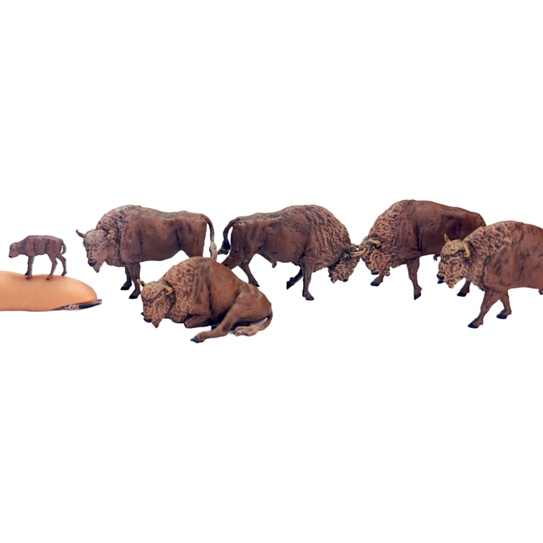 European Bison animal den miniatures the scale Grail