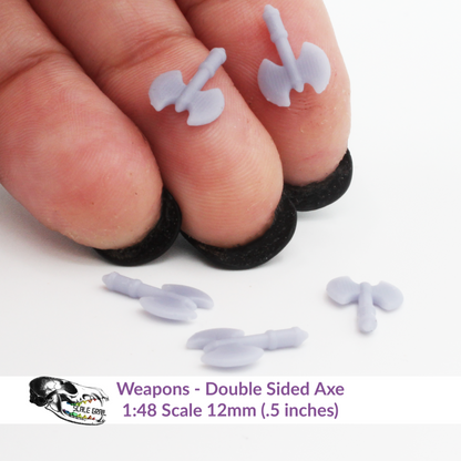 Battle Axe - 1:48 Scale Weapon Accessories for dollhouse and diorama 3d model by The Scale Grail (5 figures)