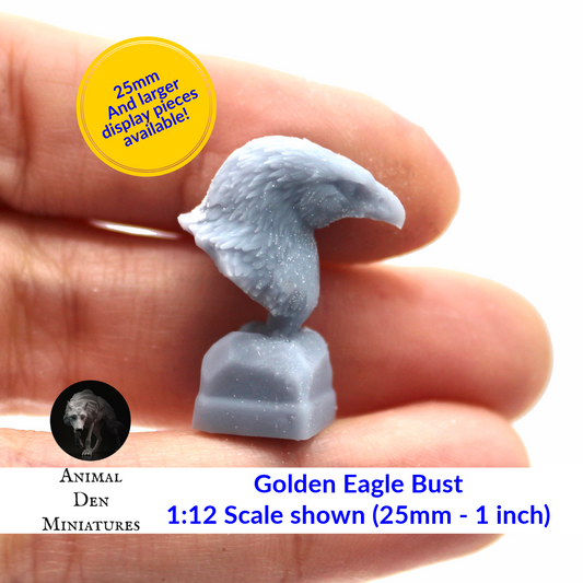 Golden Eagle Bust | Animal Den Miniatures
