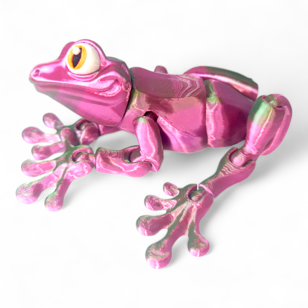 Tree Frog Fidget - 16 points articulation - Color Shift MatMires Makes