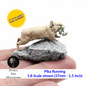 Pika Running - 1:8 Scale Choose a Size miniature figurine by Animal Den Miniatures