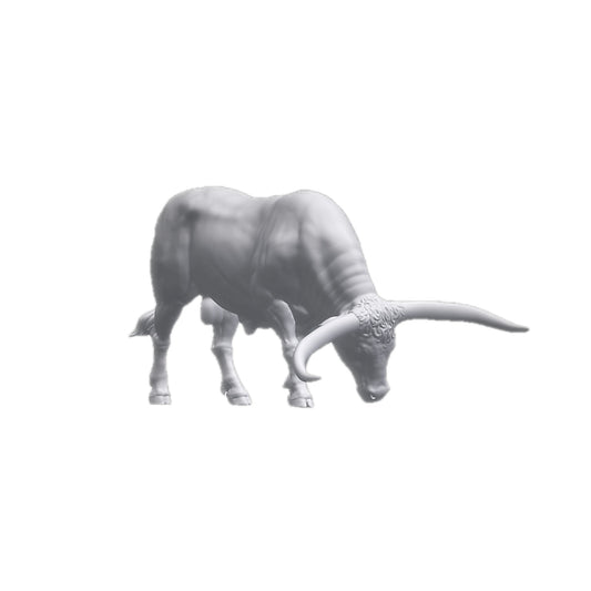 Texas Longhorn Grazing | Alexander3DArt