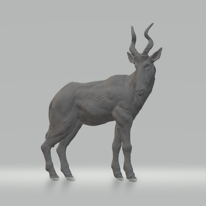 Bubal Hartebeest - Alcelaphus buselaphus buselaphus - Scale miniature for diorama by Limelight Miniatures