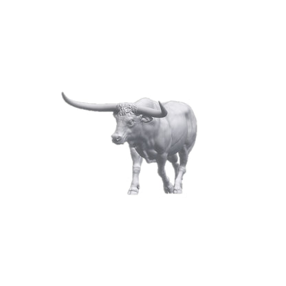 Texas Longhorn Walking | Alexander3DArt