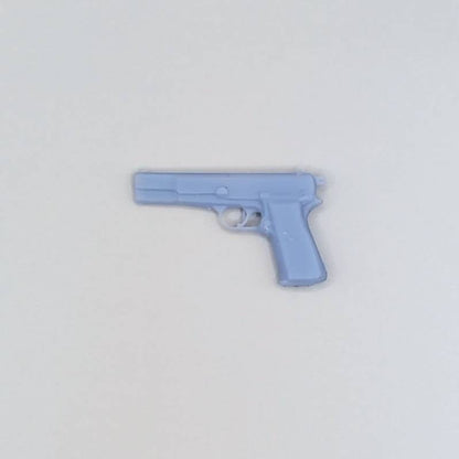 9mm Hi-Power 6 Inch Scale 1:12 Handgun - Set of 2