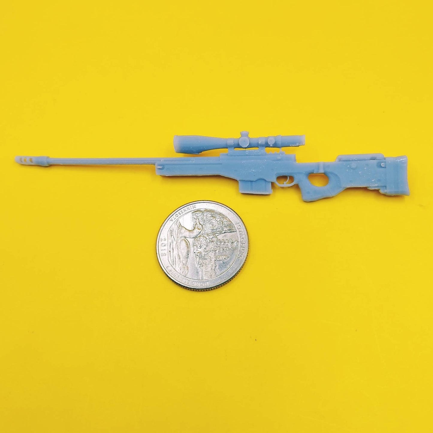 AWP / AWM Sniper Rifle in 6 inch 1:12 scale Action Figure Accessory, Realistic Miniature Gun,