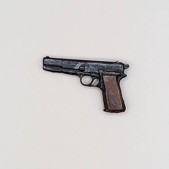 9mm Hi-Power 6 Inch Scale 1:12 Handgun - Set of 2